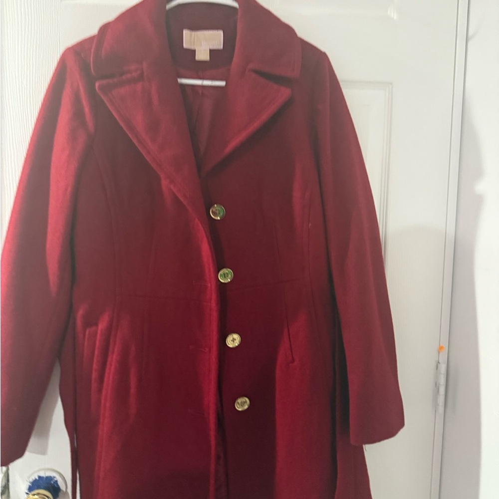 Michael Kors Red Trench Coat
